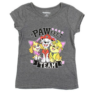 Charcoal Gray Paw Patrol Girls T Shirt